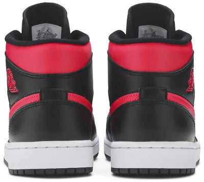 Air Jordan 1 Mid Black Siren Red