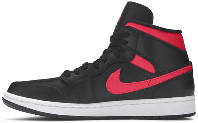 Air Jordan 1 Mid Black Siren Red