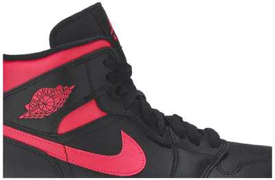 Air Jordan 1 Mid Black Siren Red