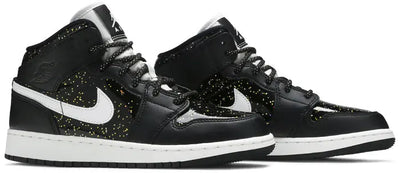 Air Jordan 1 Mid Black Speckle