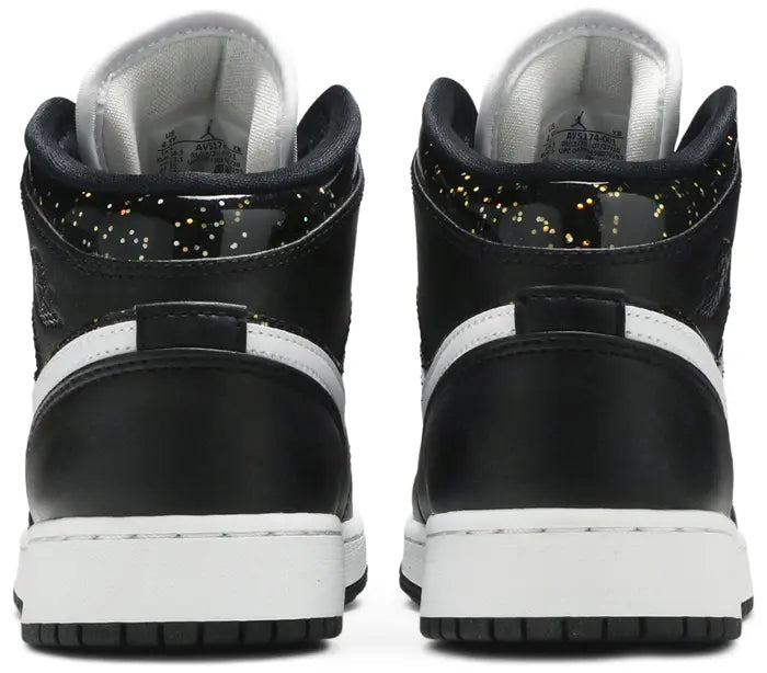 Air Jordan 1 Mid Black Speckle