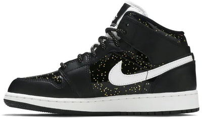 Air Jordan 1 Mid Black Speckle
